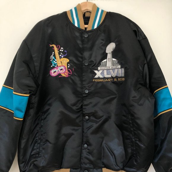 AUTHENTIC NFL SUPERBOWL NEW ORLEANS BOMBER JACKET